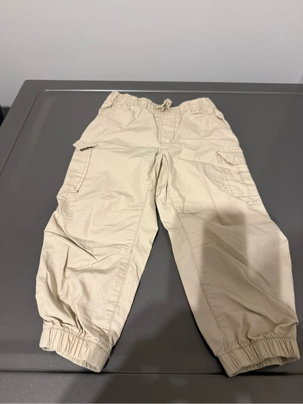 Baby Gap-Beige Cargo Jogger Pants-Size 2